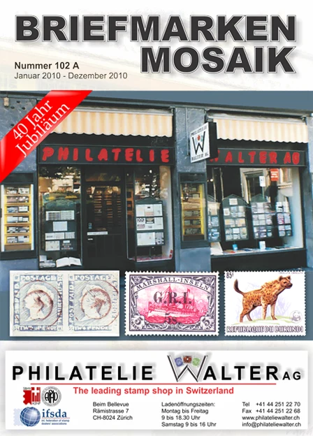 Titelseite Briefmarken-Mosaik Nummer 102