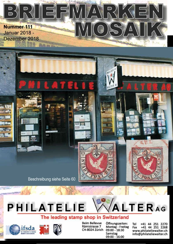 Titelseite Briefmarken-Mosaik Nummer 111